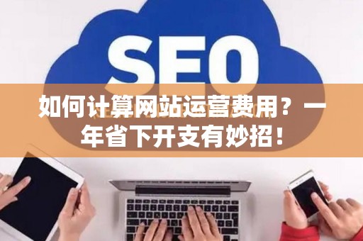 如何计算网站运营费用？一年省下开支有妙招！